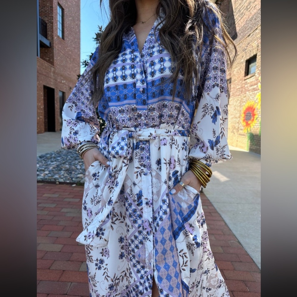 Anthropologie BTFL Life Luna Maxi Dress